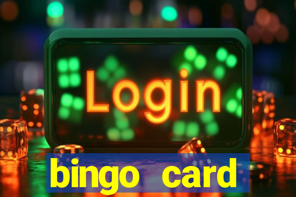 bingo card generator with pictures